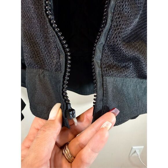 Xelement Advanced Motorcycle Gear Black Jacket Nylon Mesh Padded & Zipout Liner - Picture 3 of 16